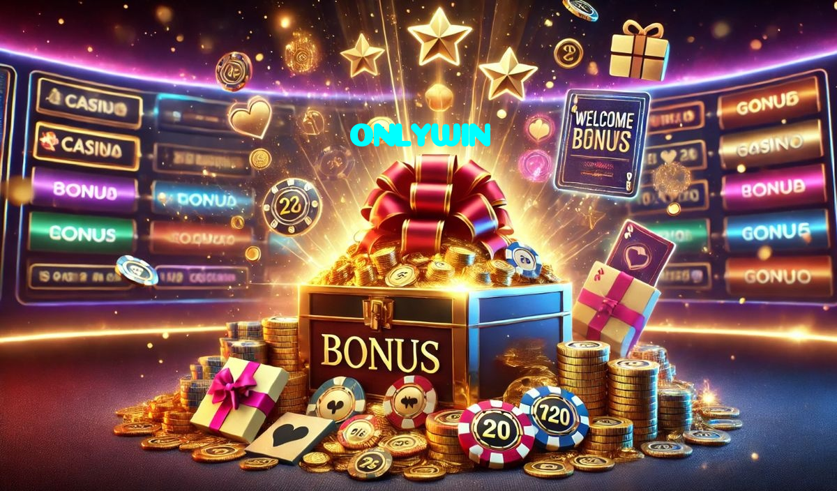 ONLYWIN خوش آمدید بونس +600% پیشکش موبائل ایپ کے پروموشن سیکشن میں دکھائی دیتی ہے۔